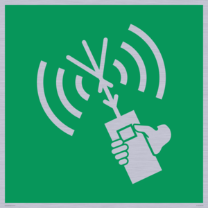 E051 safe condition 2way VHF radio